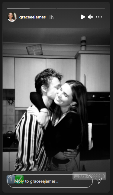 Harrison Osterfield’s girlfriend Gracie James shares their picture.