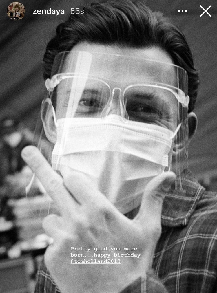 Zendaya posted Tom Holland’s picture on his birthday.