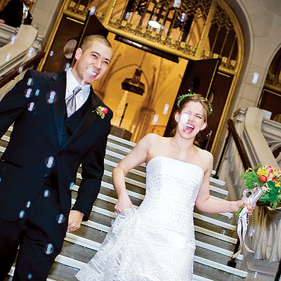 Anna Chlumsky and Shaun So's wedding picture.