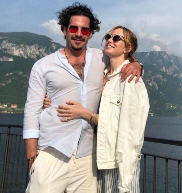Caity Lotz with ex-boyfriend Dylan Lewis