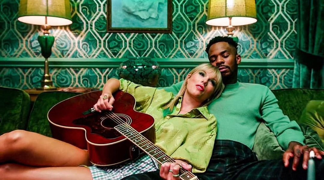 Owenn and Taylor Swift in Swift's music video for 'Lover'