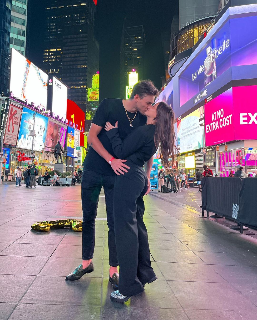 Spencer Barbosa and Morgan Penwell, dubbed by fans as Spencer and Morgan, in New York City
