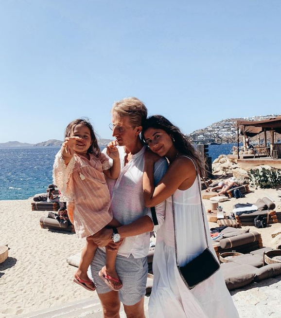 Mimi Ikonn with her husband Alex Ikonn and their daughter.