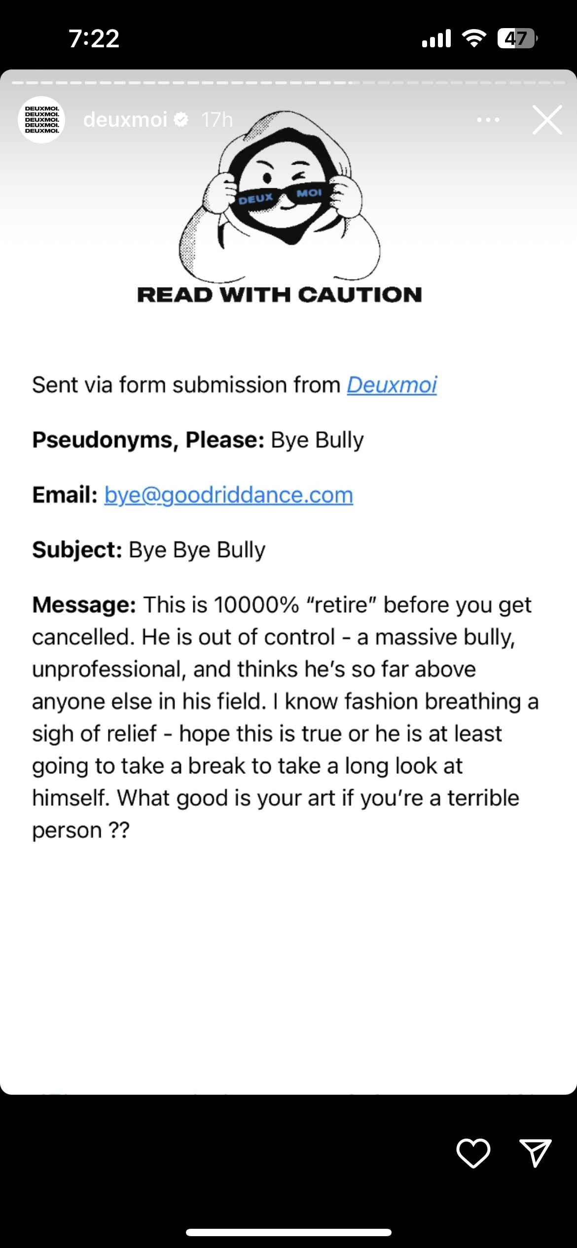 Fans calling Law Roach a bully.