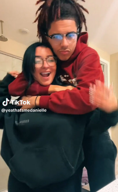 Danielle Cohn shared a TikTok video referring to Brandon as her my baby.