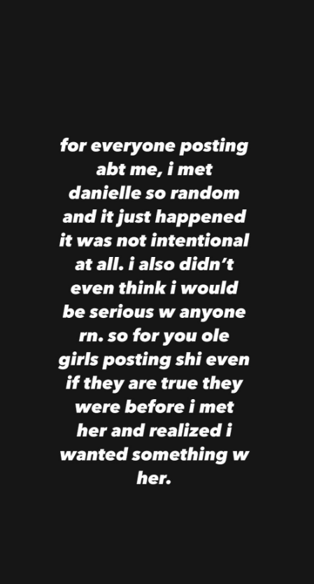 Danielle Cohn rumored boyfriend Brandon addressing his relationship with her.