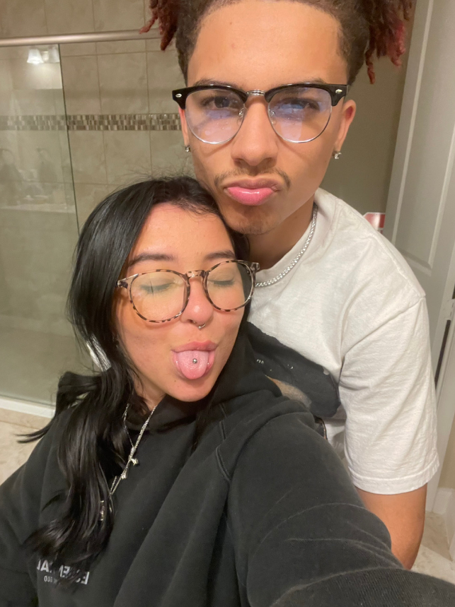 Danielle Cohn with her alleged boyfriend Brandon.