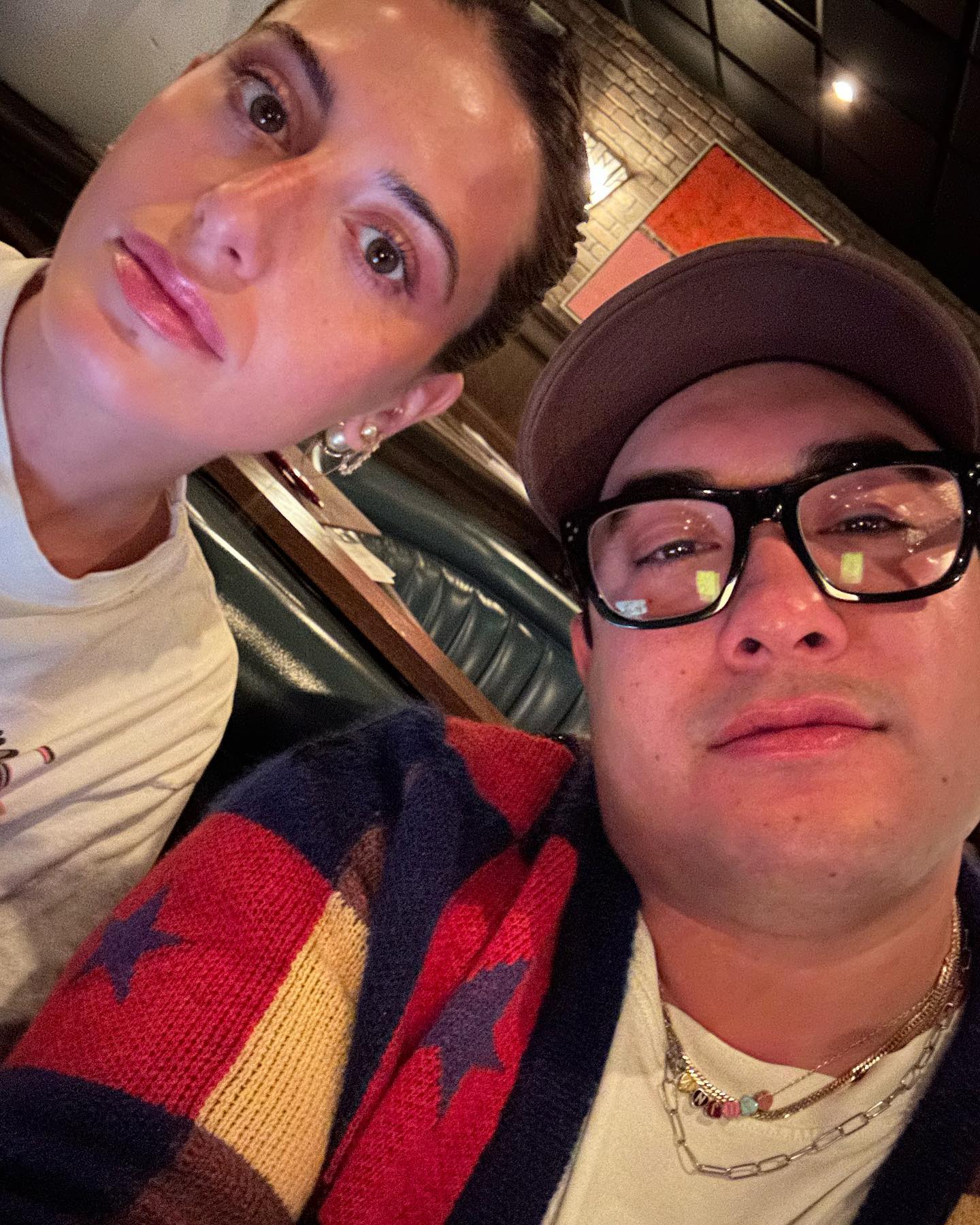 Lexi Manzo taking a selfie with her new boyfriend Ohi Outland