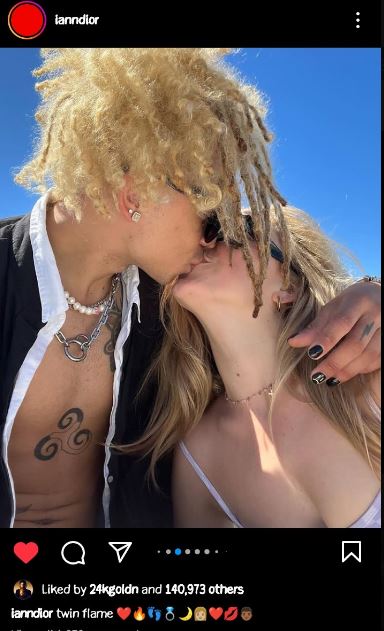 Iann Dior referred to his ex-girlfriend Luna Montana as "twin flame."