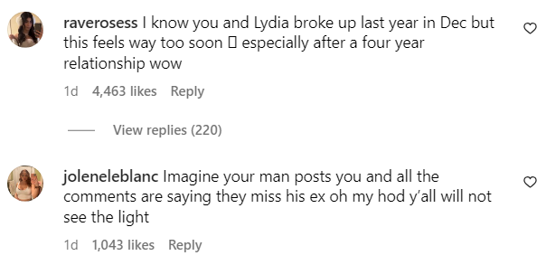 Fans' opinions on Dylan Minnette dating new girlfriend.