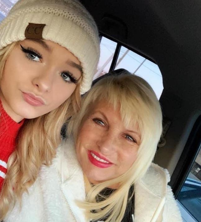 Zoe LaVerne and her mother Debbie Pemberton.