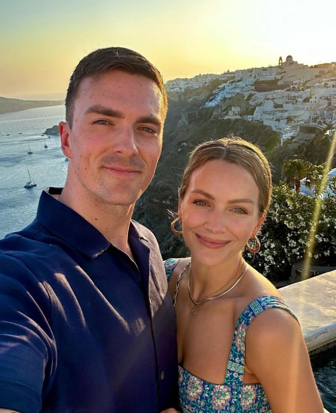 Ben Alldis and his fiancee Leanne Hainsby.