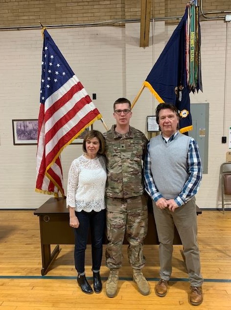 James Fitzgerald with his first wife, Ellie Fitzgerald, and their son Ryan Fitzgerald
