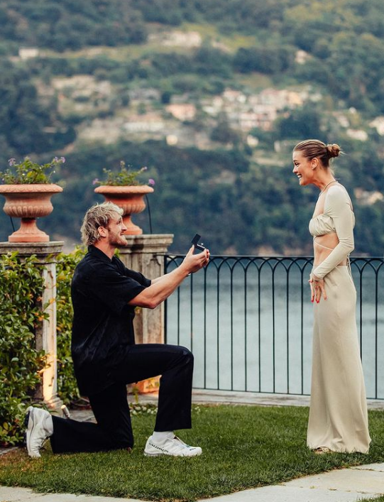 Logan Paul proposed to his partner Nina Agdal.