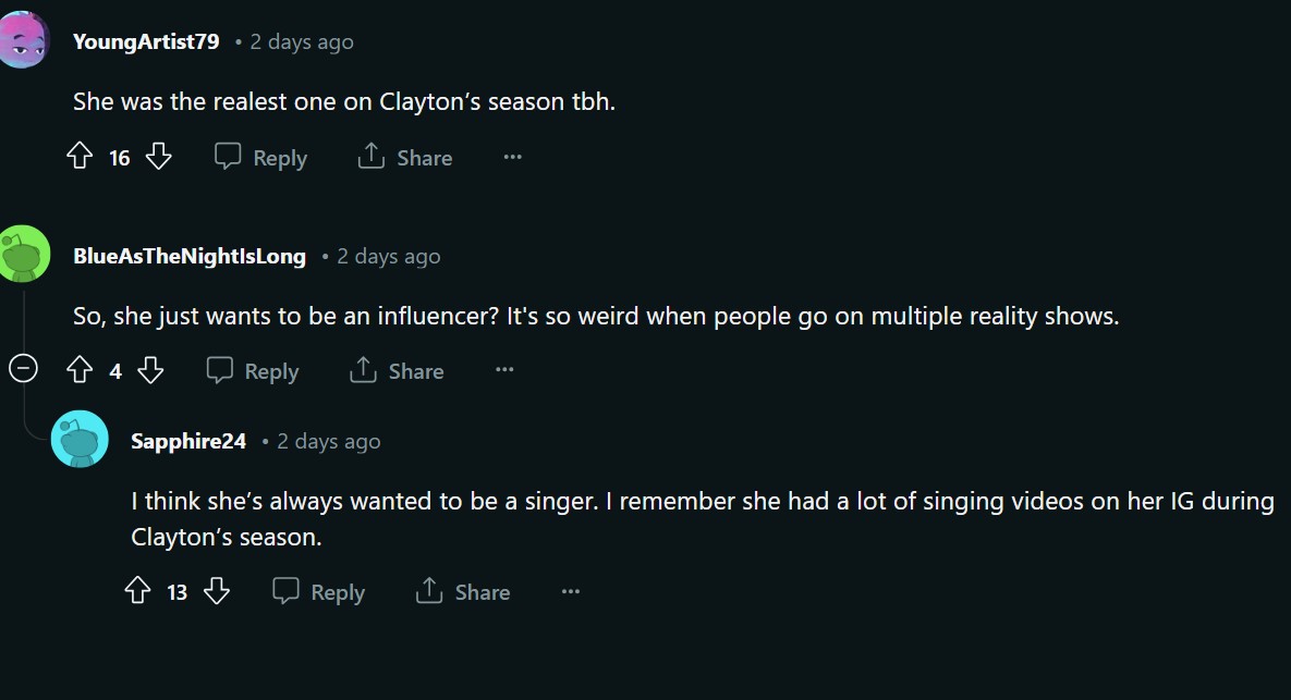 Fans had a mixed reaction to Claire Heilig's participation in 'The Voice'. 