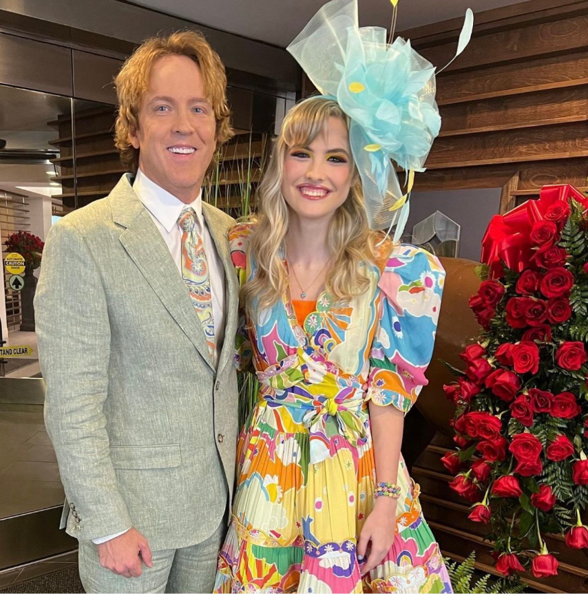 Anna Nicole Smith's daughter Dannielynn Birkhead and Dannielynn's dad Larry Birkhead.