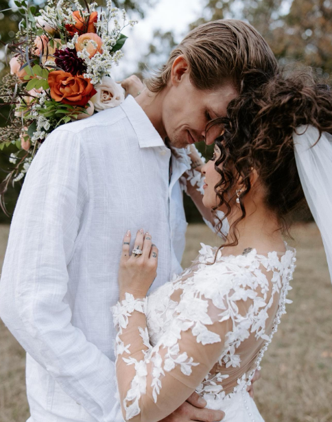 Gabrielle Mooney and her husband Graylan Stone got married.
