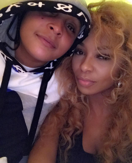 Felicia Pearson with her ex-girlfriend Judith Adrienne, aka J. Adrienne