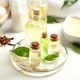 essential oils in a tray