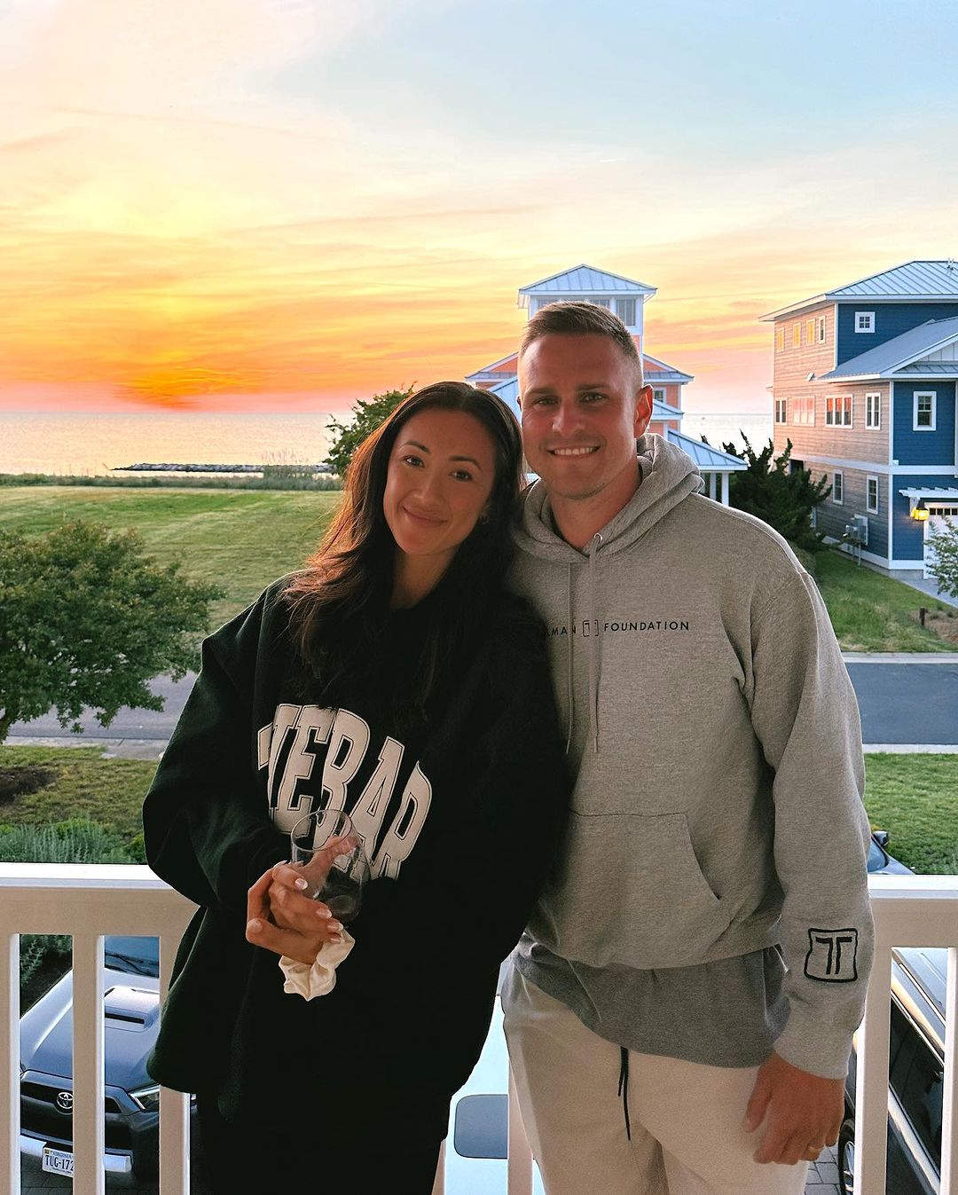 Sydney Lotuaco with her husband Nick Wehby