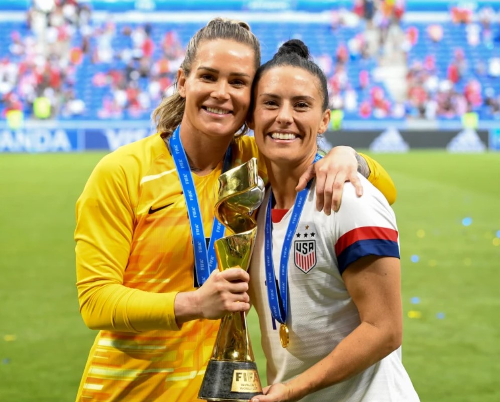 Ashlyn Harris and Ali Krieger parted ways after being together for more than a decade.