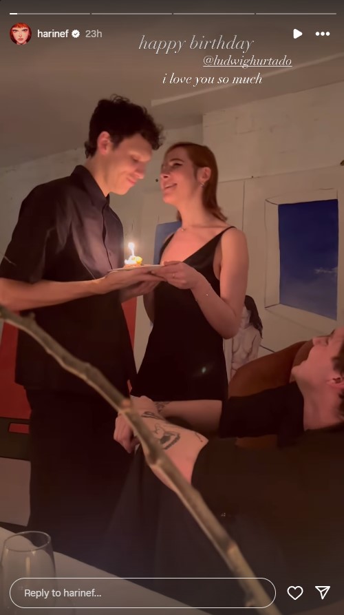 Hari Nef wished her boyfriend, Ludwig Hurtado, on his birthday.