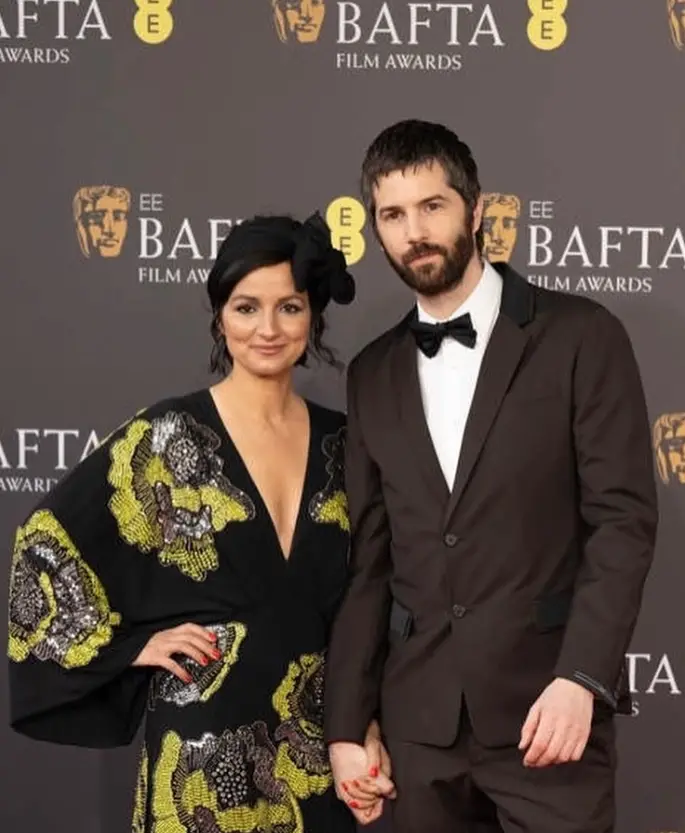 Jim Sturgess with his wife Dina Mousawi