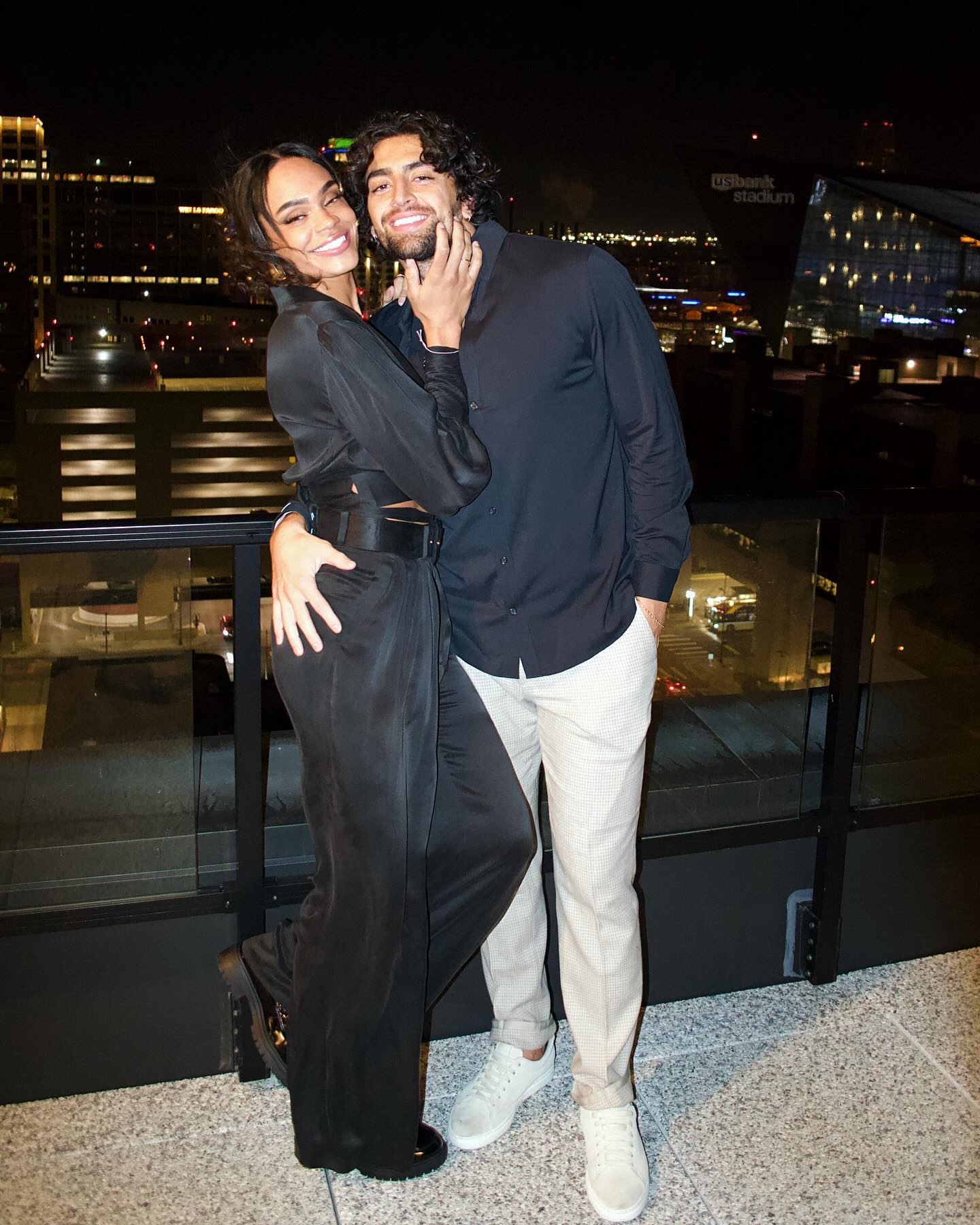 Michelle Young with her boyfriend, Jack Leius, in Minneapolis, Minnesota