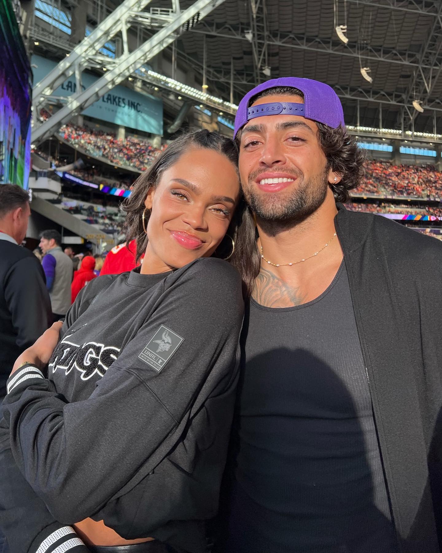 Michelle Young with her boyfriend Jack Leius
