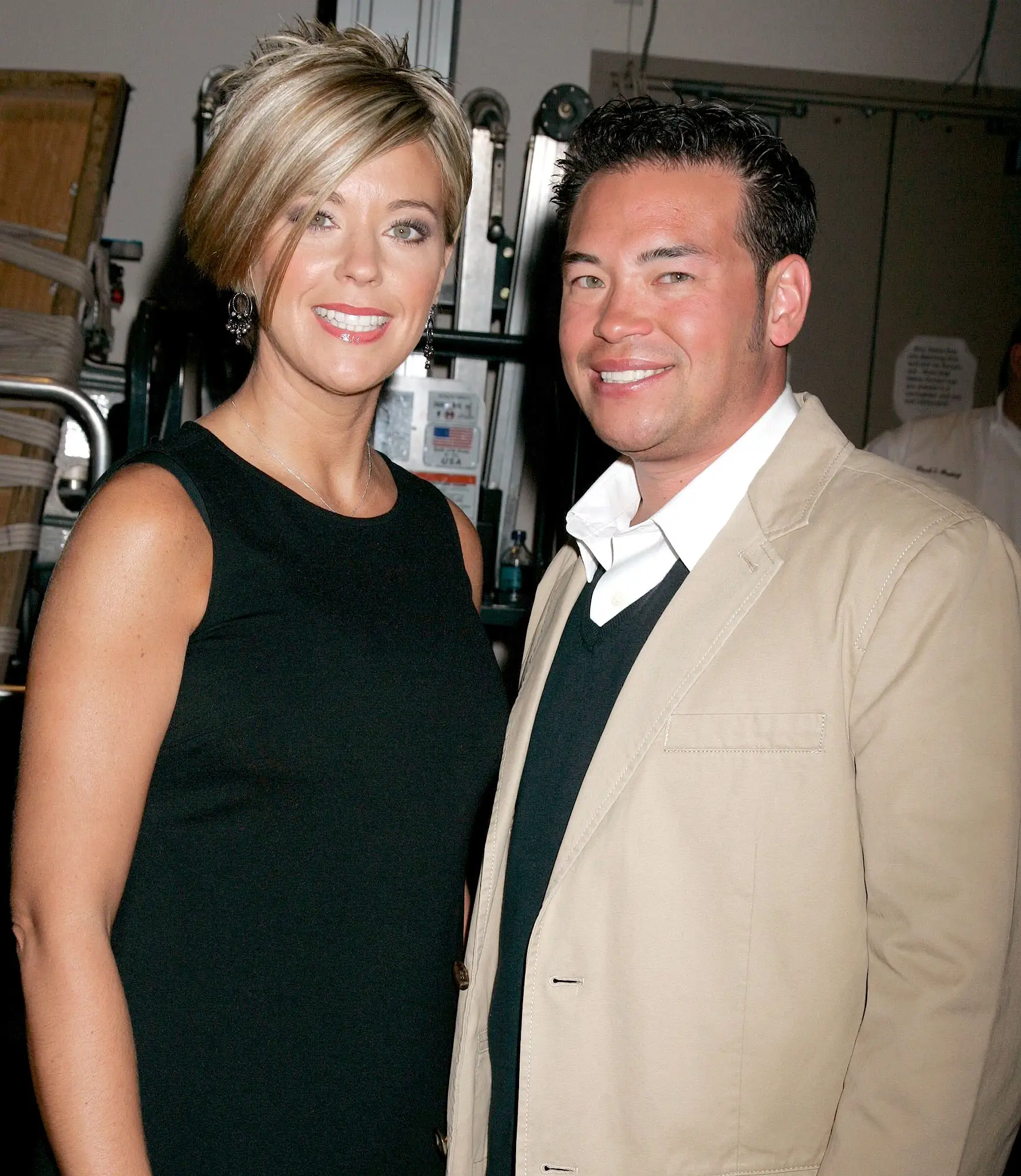 Jon Gosselin with his now-former wife Kate Gosselin