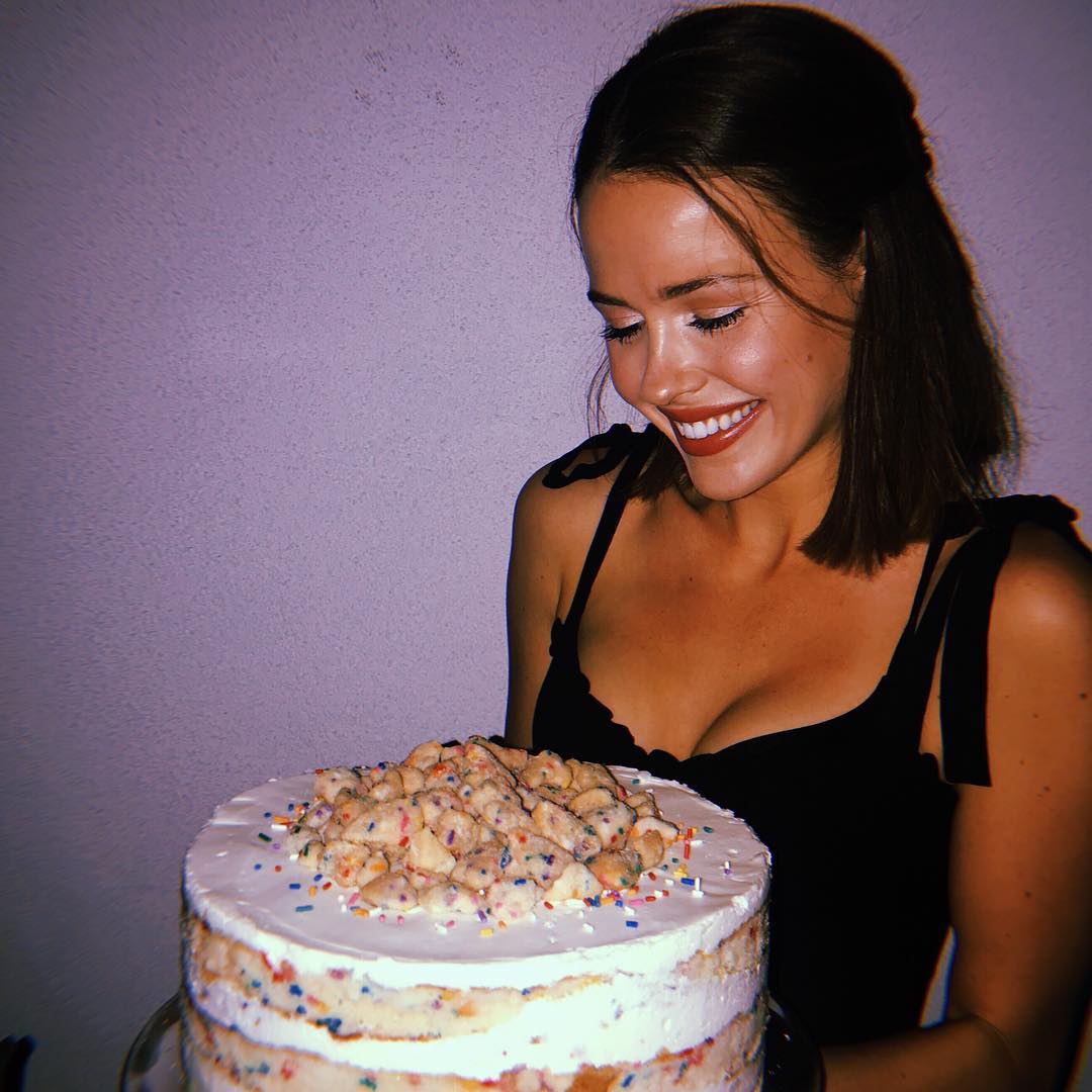 Jocelyn Hudon celebrating her birthday on November 19, 2018