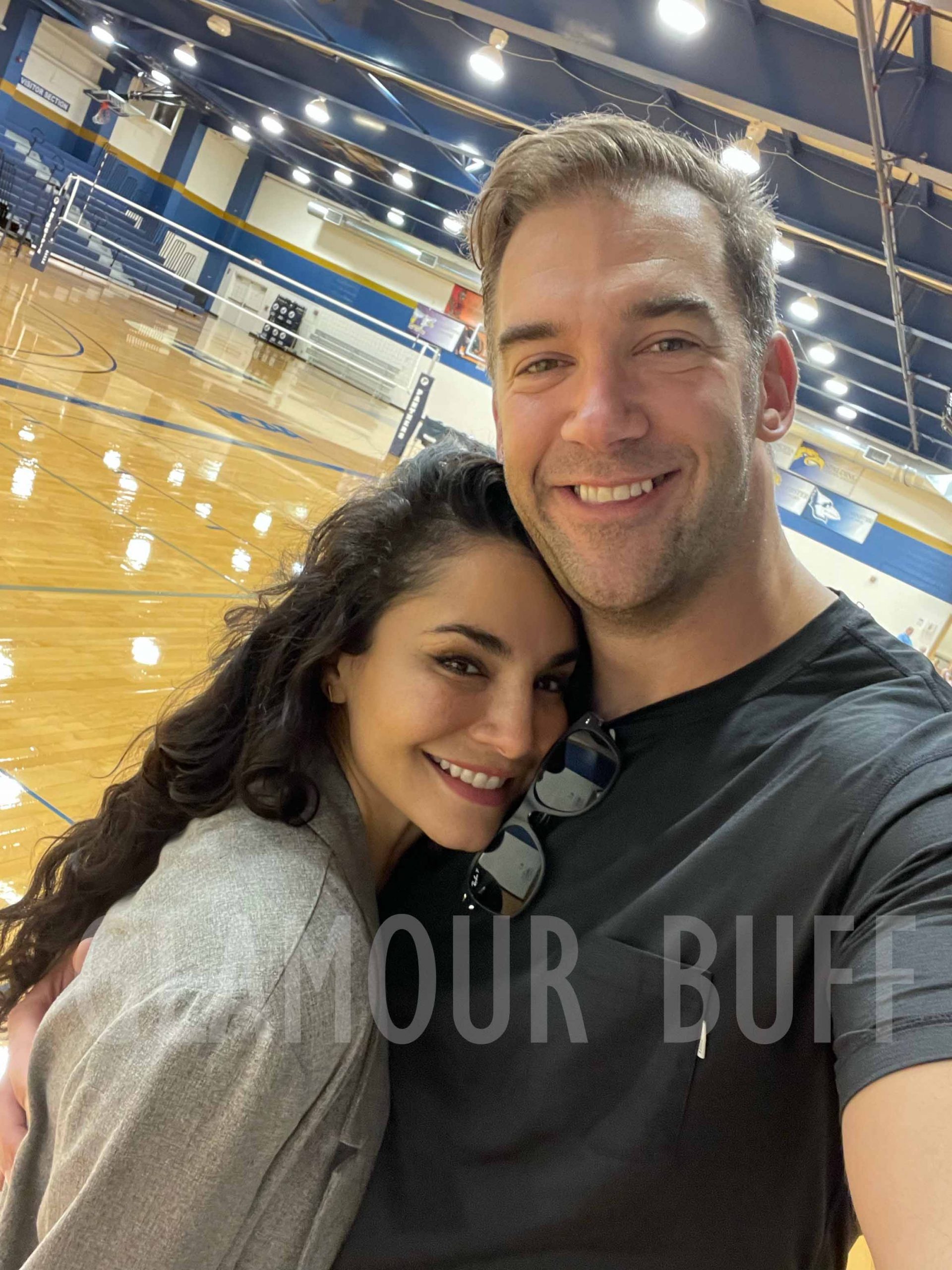 Lewis Howes and his soon-to-be wife Martha Higareda.