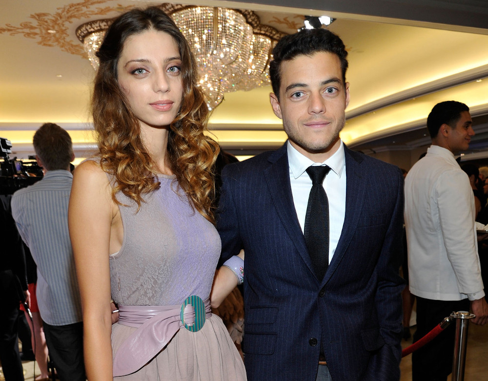 Angela Sarafyan with her rumored boyfriend, Rami Malek.
