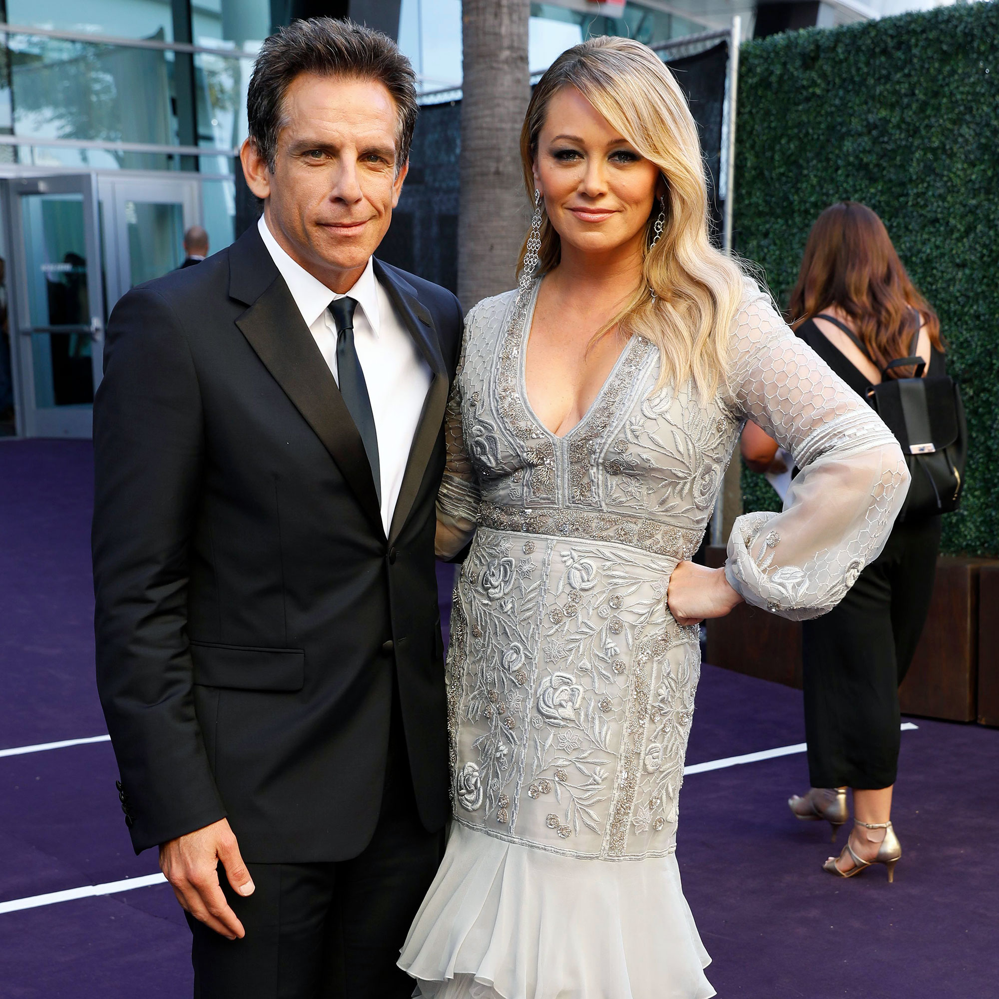 Ben Stiller with his wife Christine Taylor.