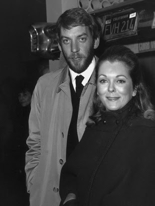 Donald Sutherland with his second wife Shirley Douglas.