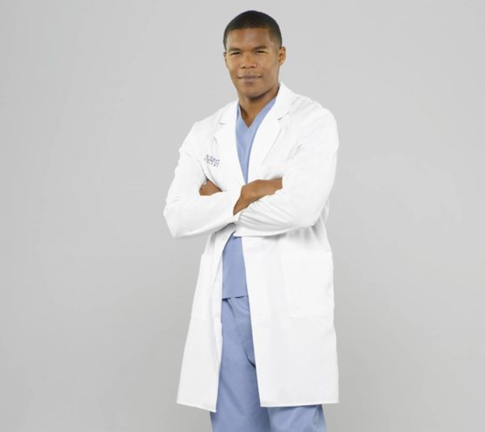 Gaius Charles as Dr. Shane Ross in 'Grey's Anatomy.'