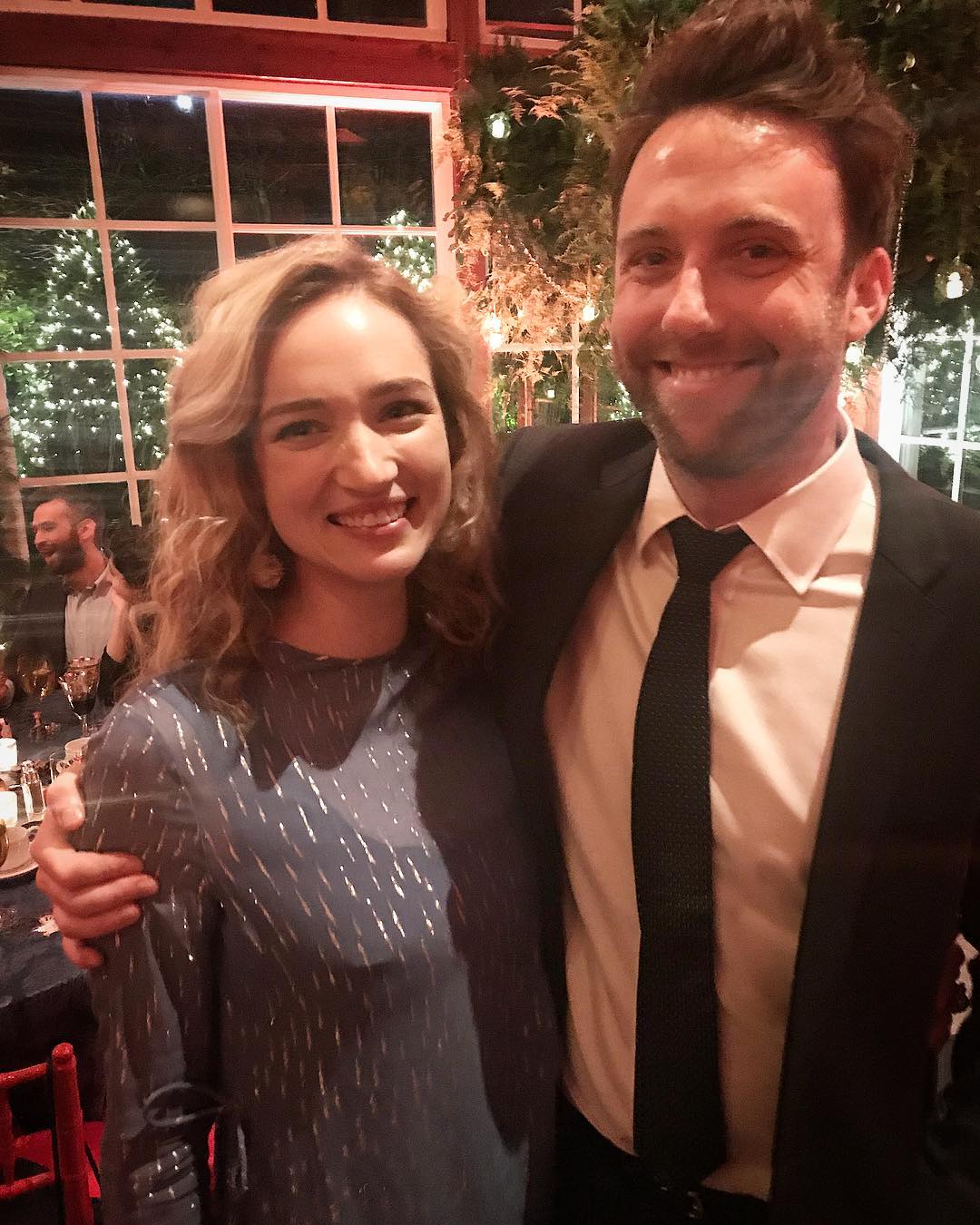 Kristen Connolly with her husband Stephen O'Reilly.