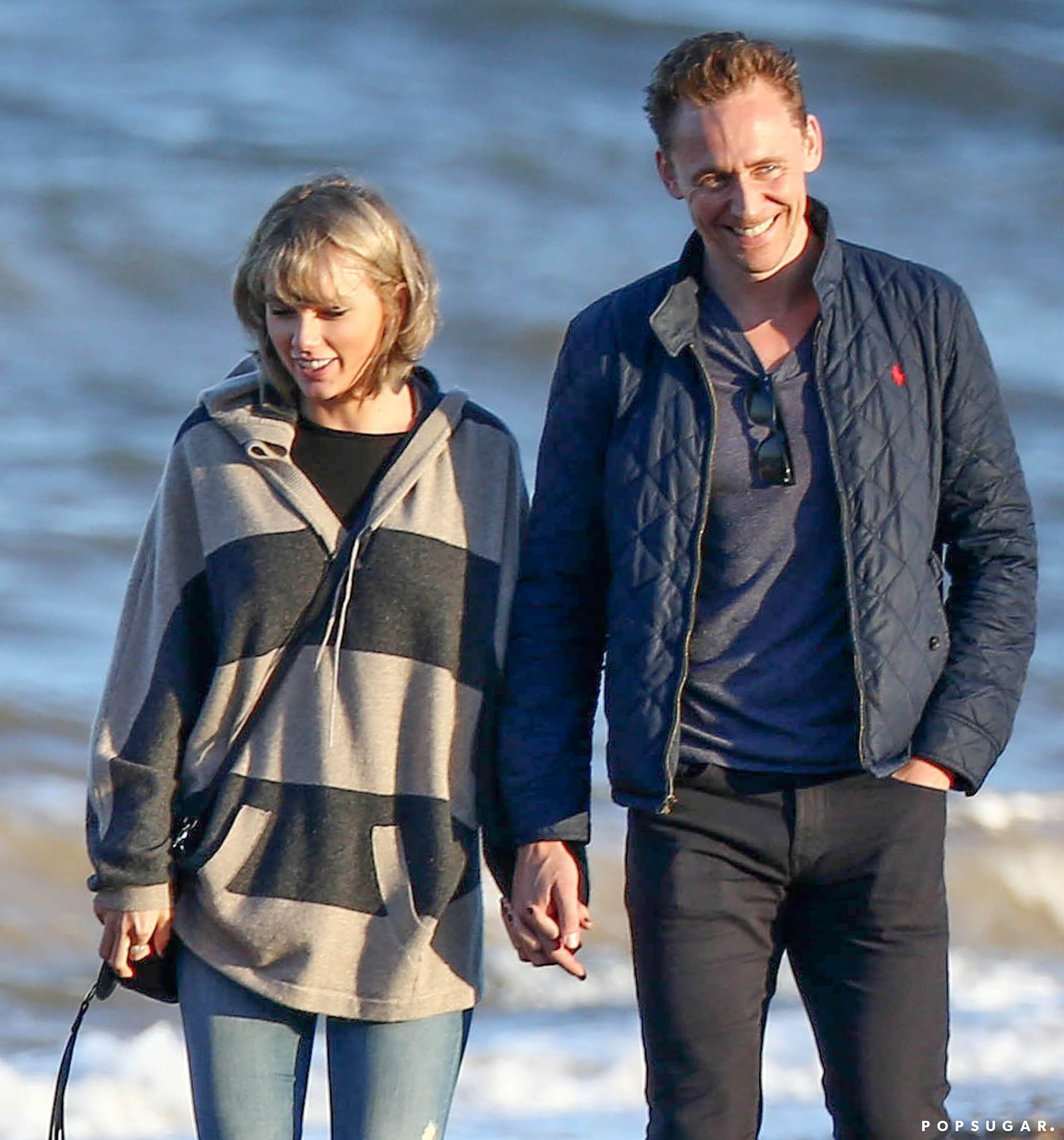 Tom Hiddleston with his ex-girlfriend Taylor Swift.