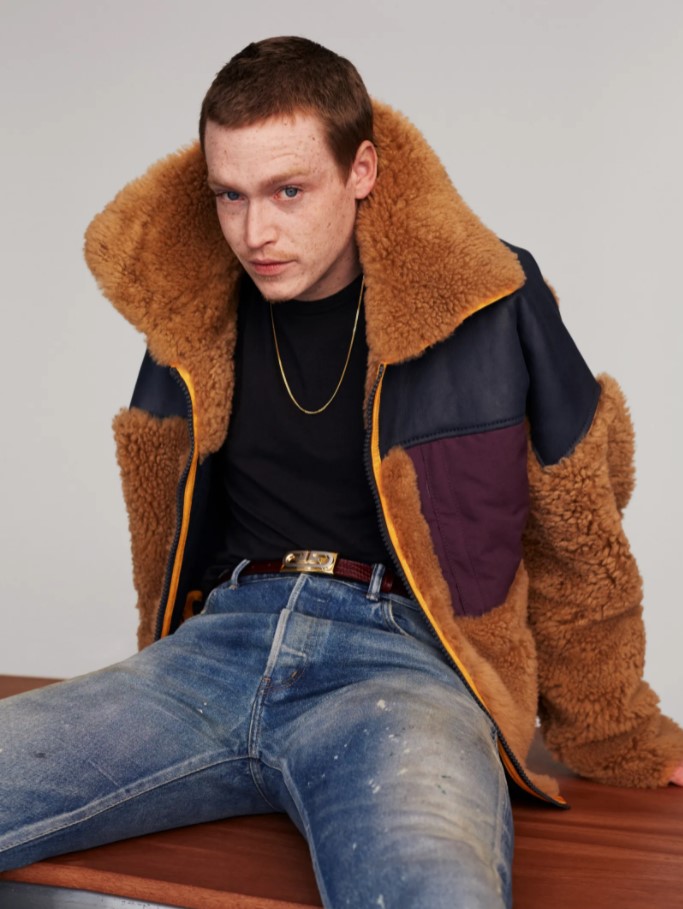 Caleb Landry Jones during his interview with GQ Magazine