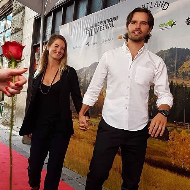 Graham Wardle with his former wife Allison Wardle at the Calgary International Film Festival.