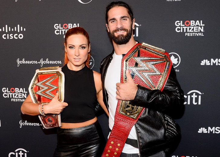 Seth Rollins And Wife Becky Lynch Married Six Months After Having Their First Baby Together