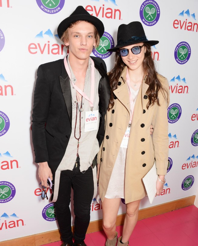 Jamie Campbell Bower with his ex-girlfriend Matilda Lowther