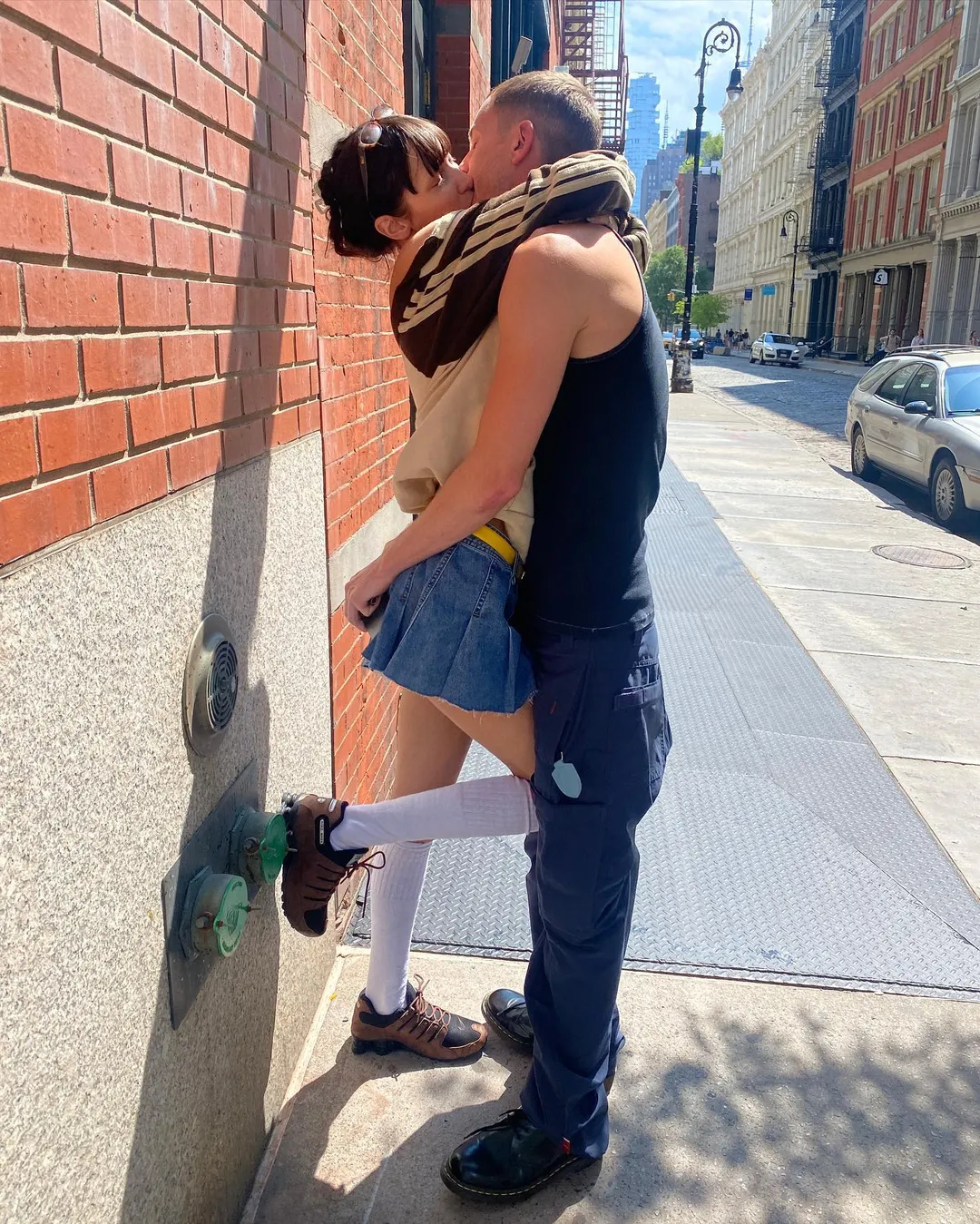 Bella Hadid's recent Instagram post contains pictures of her kissing her boyfriend Marc Kelman