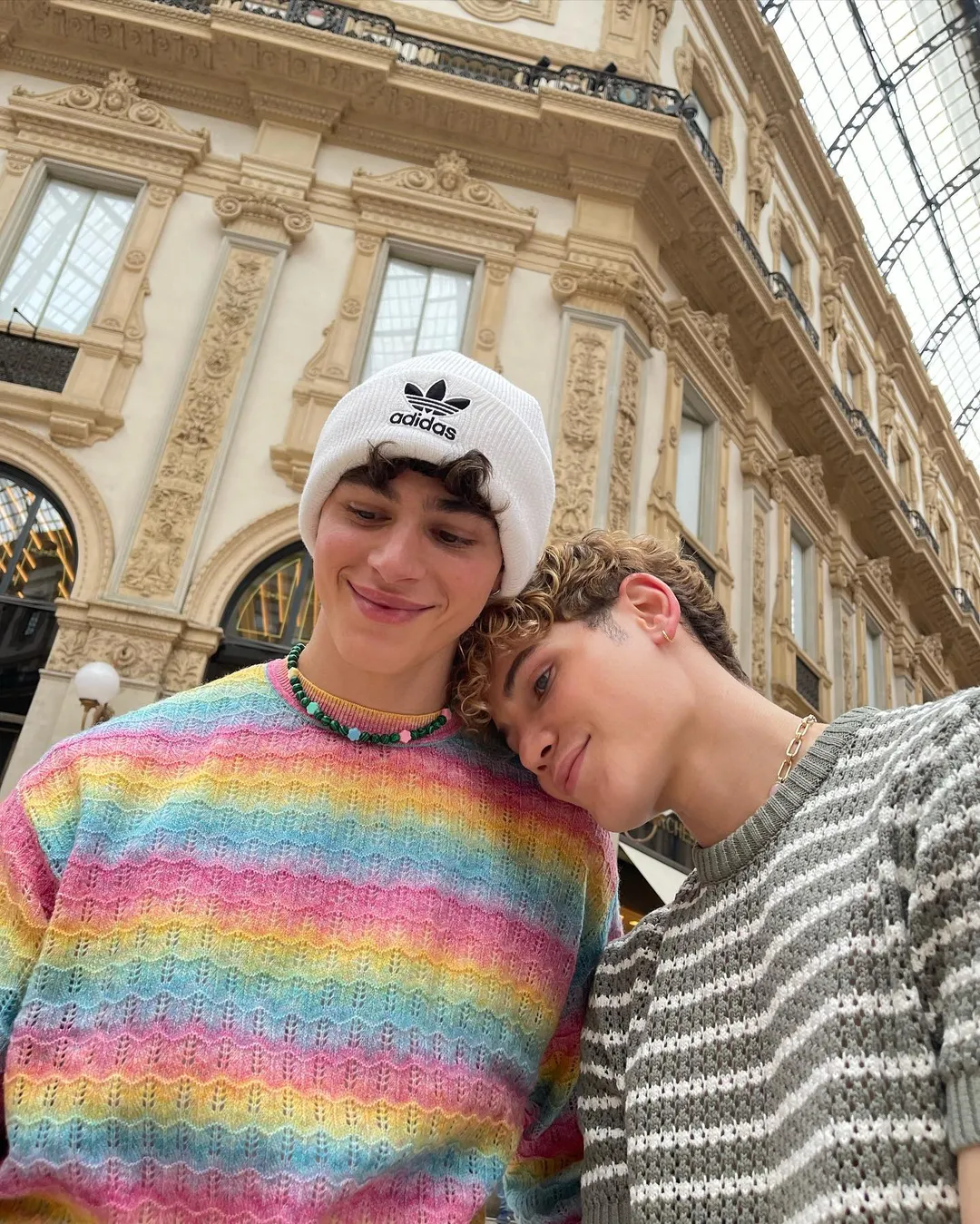 Nicky Champa and his boyfriend Pierre Boo enjoying their vacation in Milan, Italy