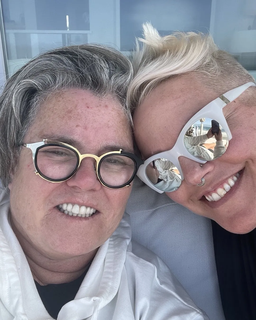 Rosie O'Donnell enjoying her time with her girlfriend, Aimee Hauer, in Malibu
