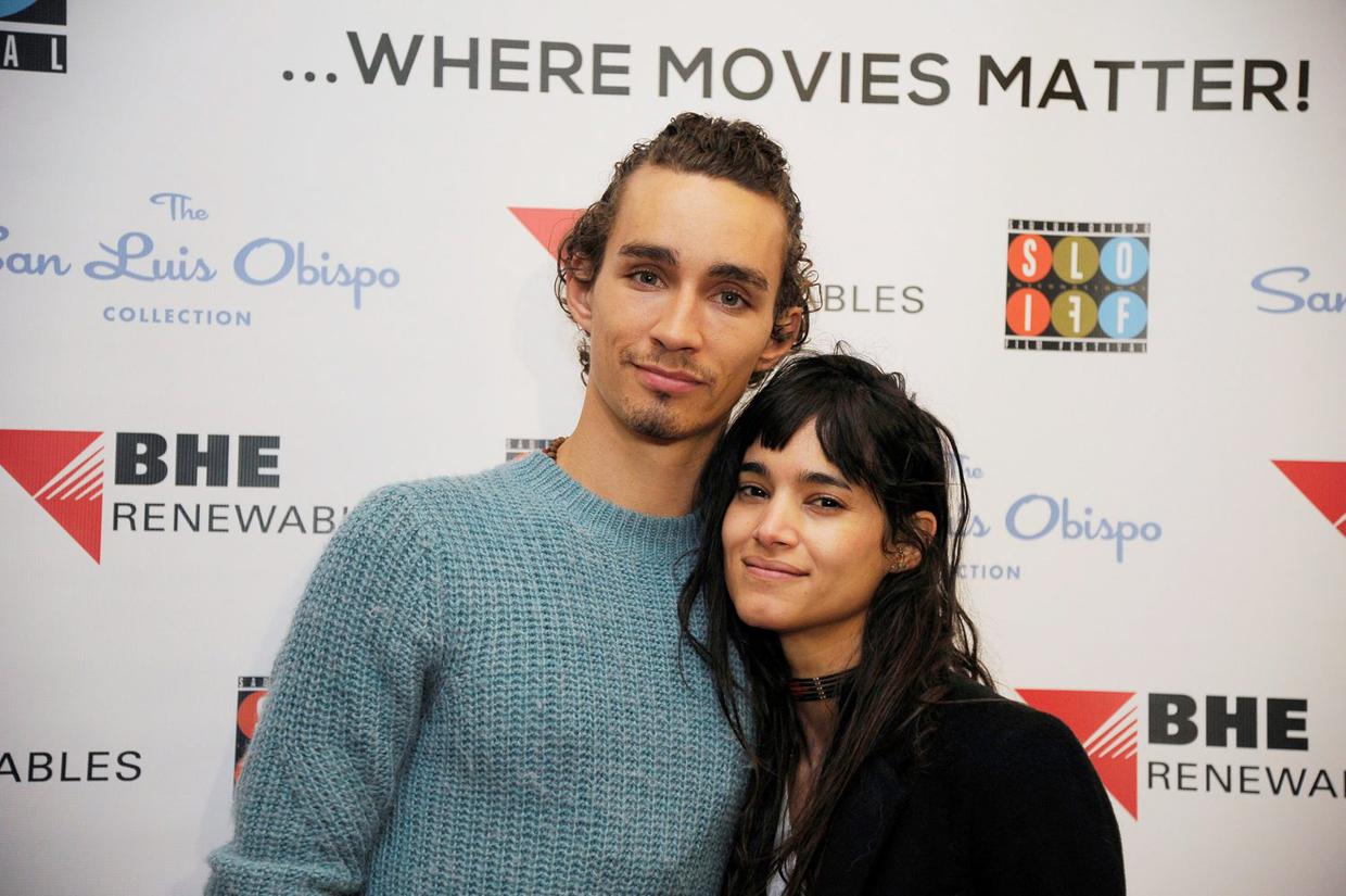 Sofia Boutella with her ex-boyfriend, Robert Sheehan, in March 2015