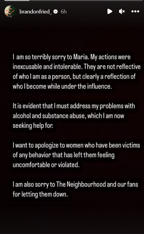 Brandon Fried responded to abuse allegations made by Maria Zardoya. 