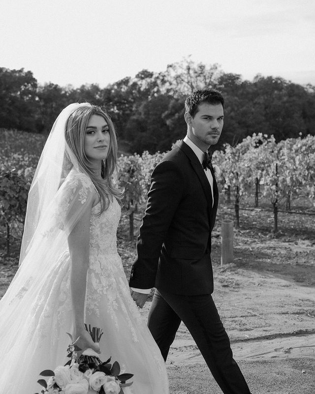Taylor Lautner and his wife, Tay Lautner, celebrated one month of getting married.