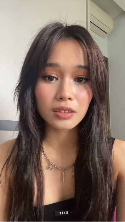 Dewy Choo during her apology video