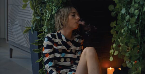 Maya Hawke smoking in 'Do Revenge.' 